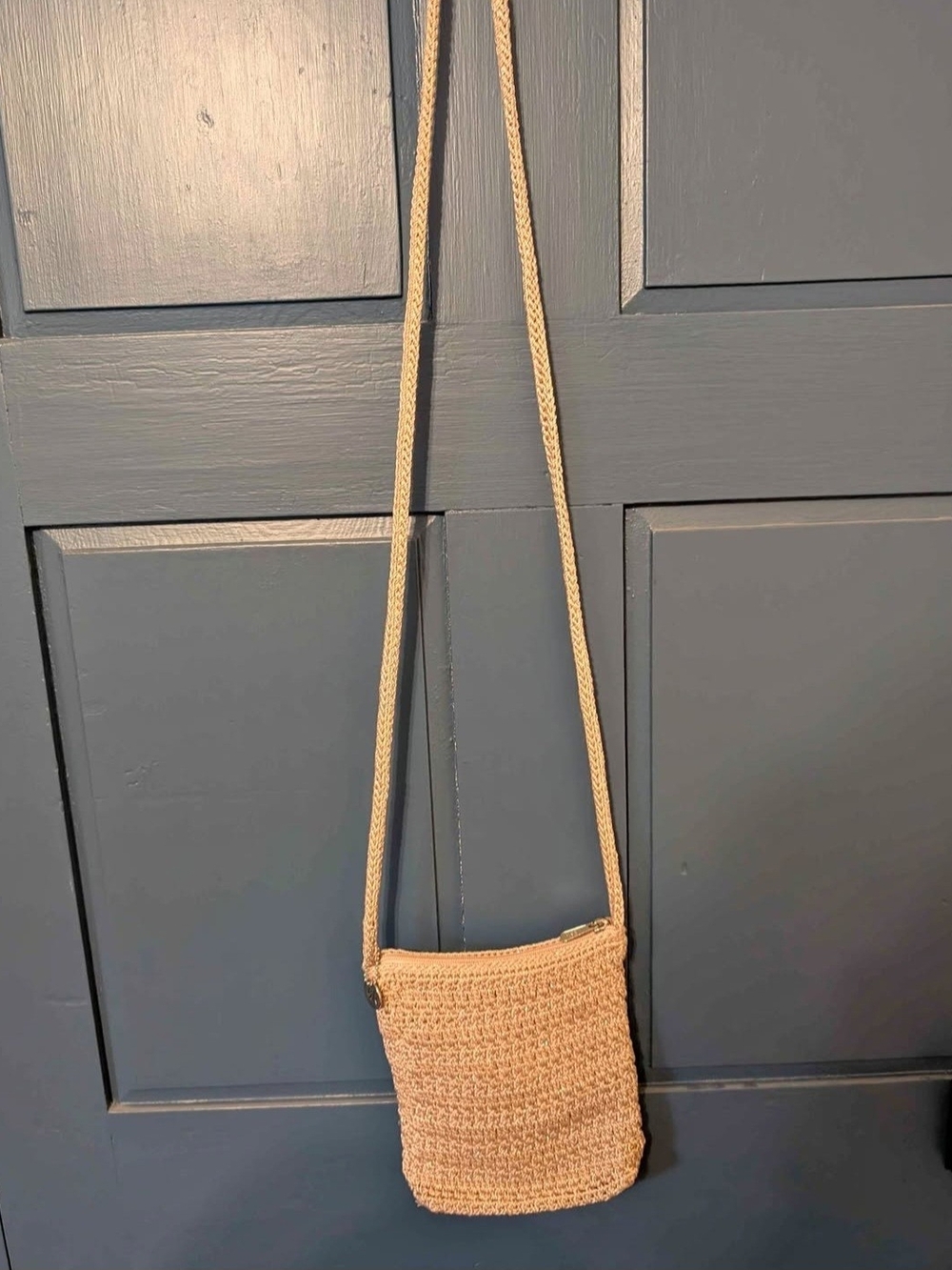Sak Purse Pink Crochet Crossbody Purse